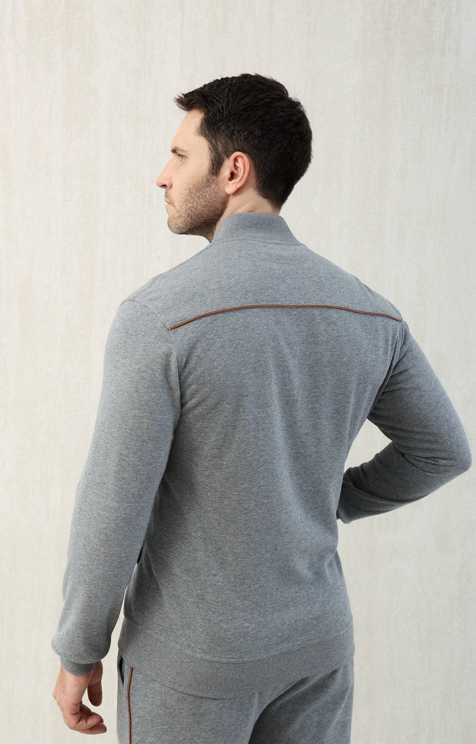 Brunello Cucinelli Men's Spring and Autumn Hooded Long Sleeve Cotton Casual Sports Sweatshirt Zipper Long Sleeve Jacket Ngvp #1766