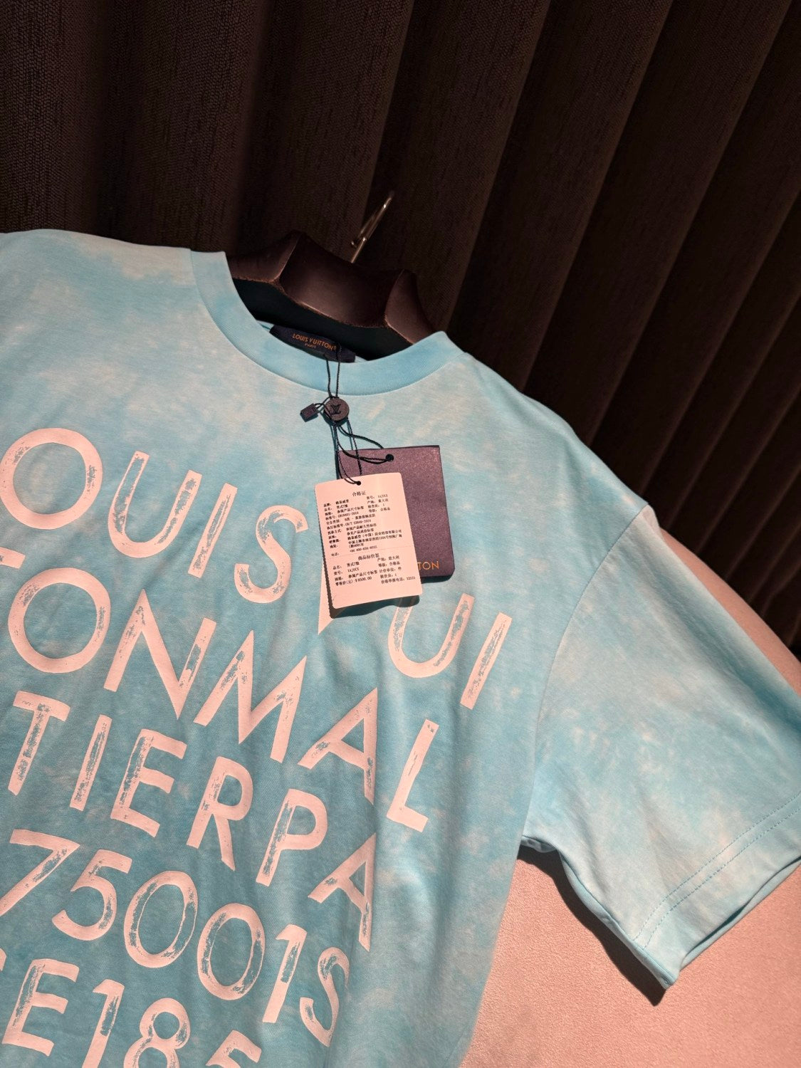 Louis Vuitton Tie-Dye Printed T-Shirt #337261