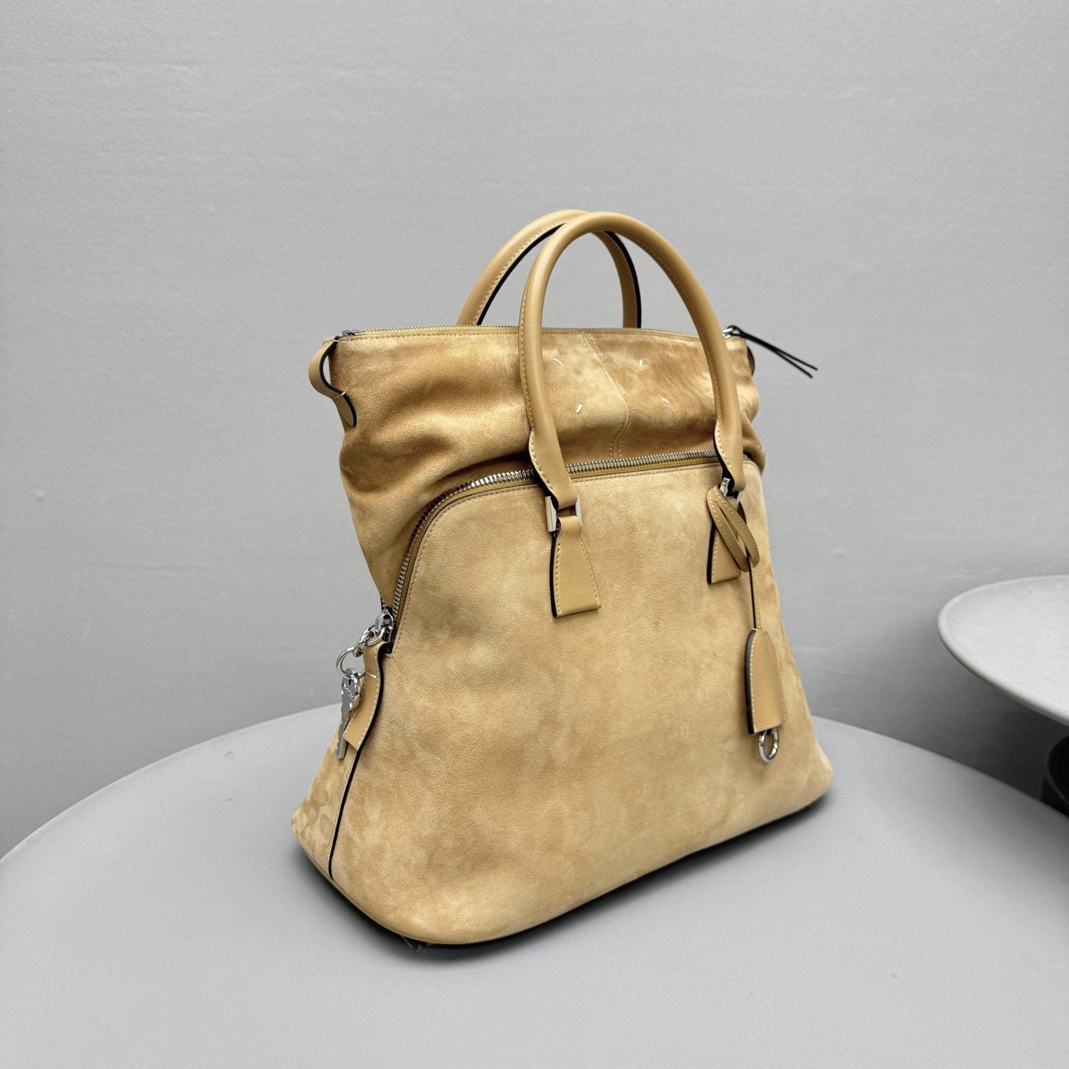 Maison Margiela 5AC Four-Corner Stitching Tote Bag Stylish Clutch Bag Chic Suede Crossbody Bags #194671