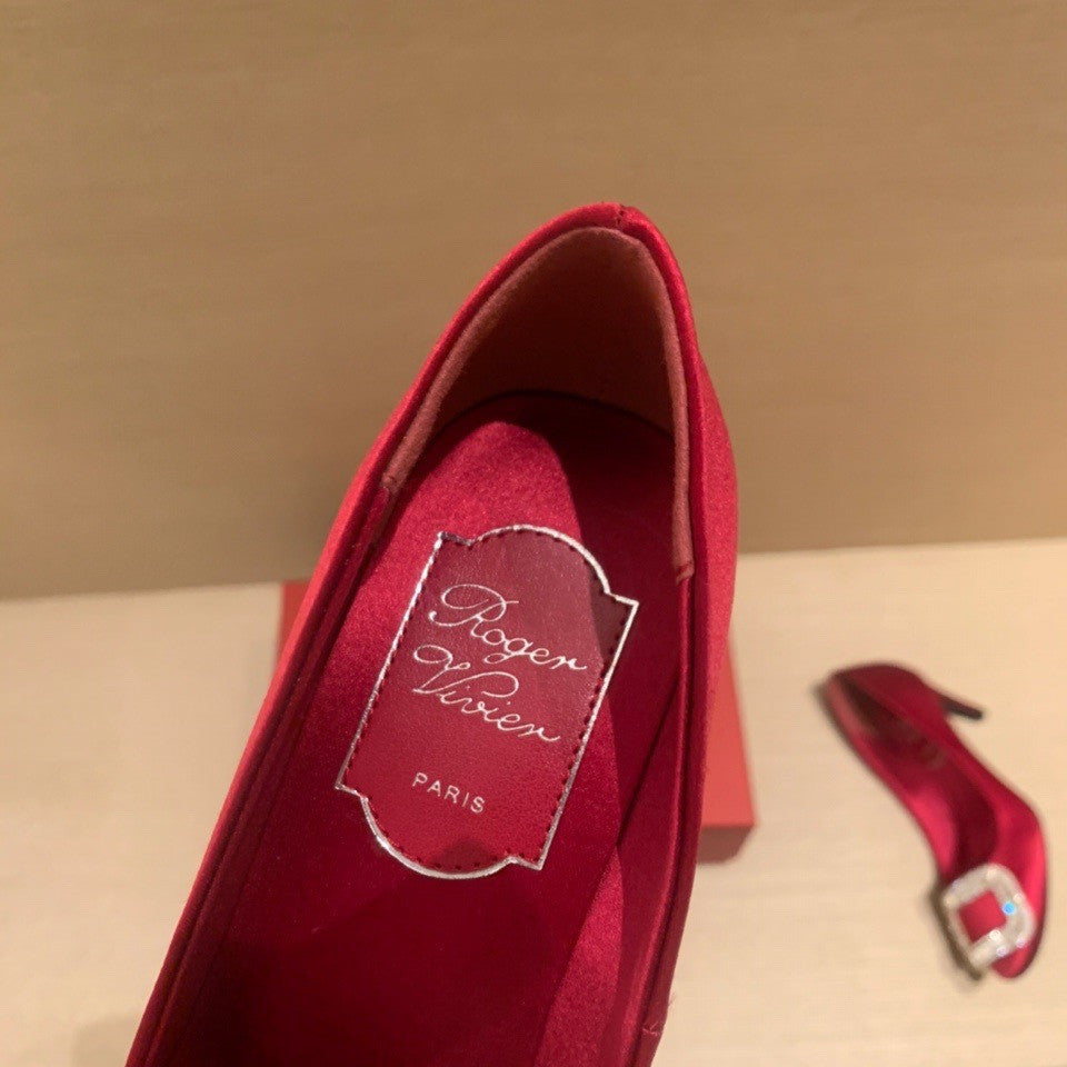 Roger Vivier Silk 6.5cm High Heels#336056