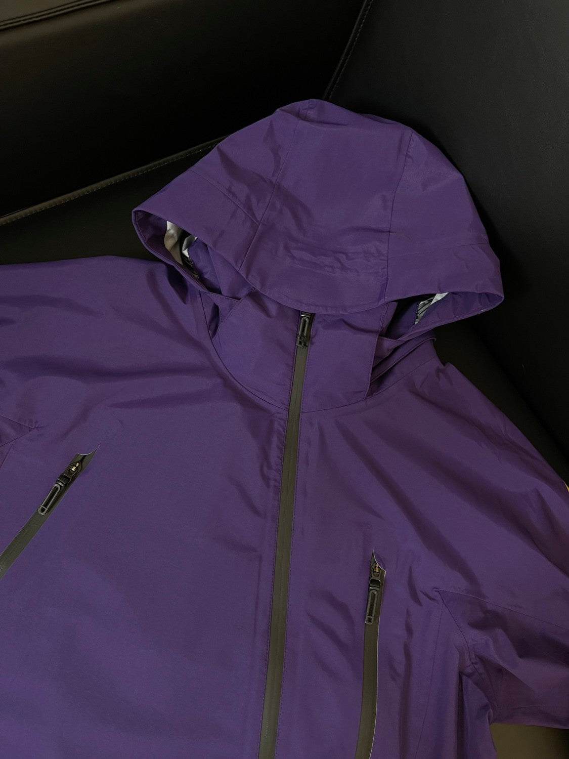 Dior Men's Autumn & Winter Solid Color Waterproof Windproof Hooded Zipper Long Sleeve Ski Jacket Zipper Casual Ski Pants Set Suit #74662