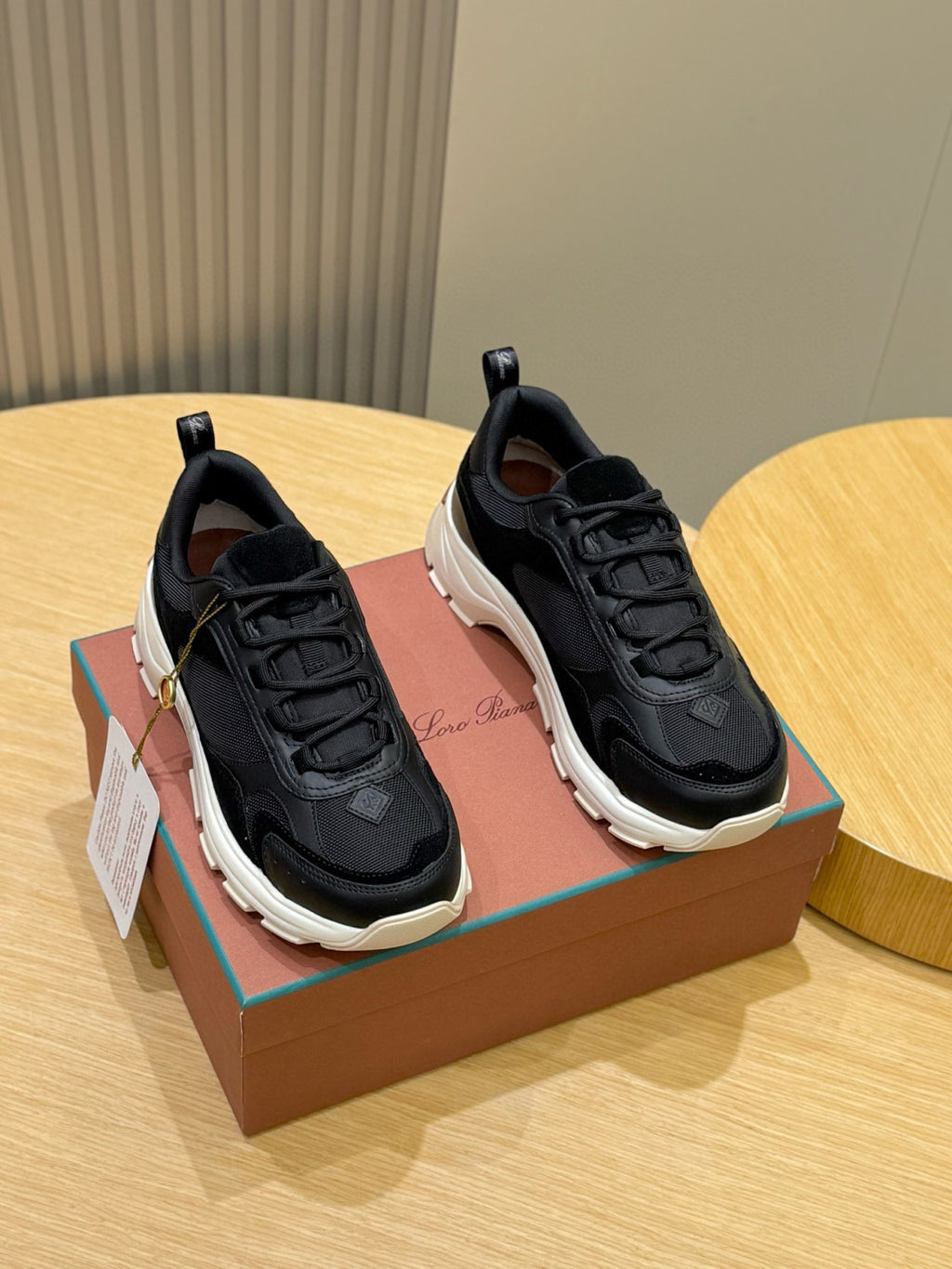 Loro Piana Cairn Walk Men's Four Seasons Sneakers Fashion Urban Modern Comfortable Commuter Casual Lace Up Shoes Ngvp #1475