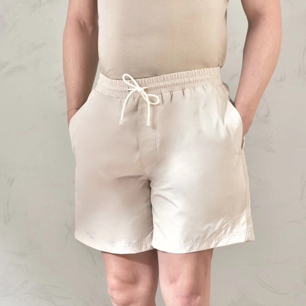 Brunello Cucinelli Men's Spring/Summer Fashion Solid Color Lace Up Casual Fit Swim Shorts Ngvp #8335
