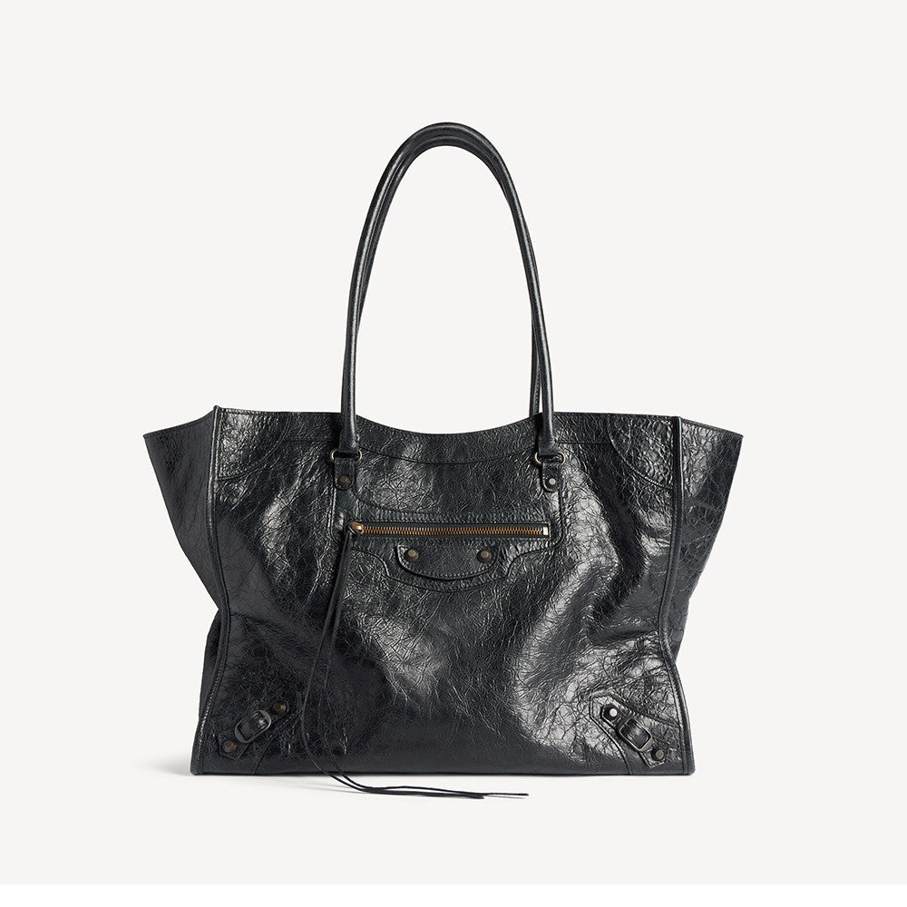 Balenciaga Women's Le City Tote Bag Medium in Black #336744