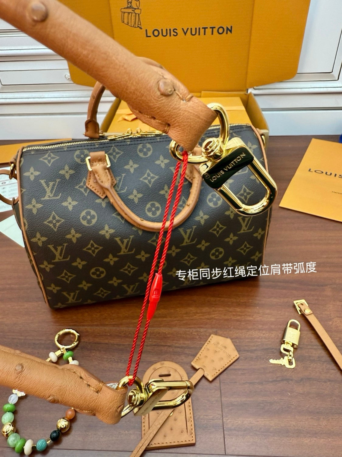 Louis Vuitton SPEEDY SOFT 30 BOHO Women's Classic Fashion Detachable Adjustable Shoulder Strap Leather Classic Print Pillow Bag Shoulder Bag Crossbody Handbag Bags N87212#78243
