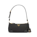 Prada Re-Edition 2002 Women's Solid Color Re-Nylon And Brushed Leather Shoulder Bag Bags #77949