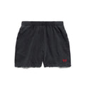 Balenciaga Men's Summer Embroidery Pattern Print Solid Color Stretch Waist Tie Cotton Casual Shorts #75954