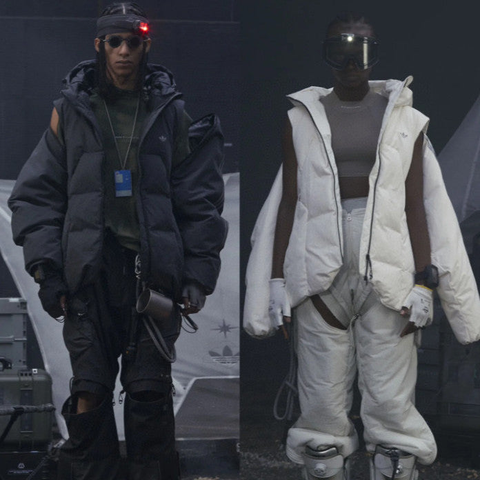 Adidas Originals x HAMCUS Hooded Long Sleeved Down Jacket #21976
