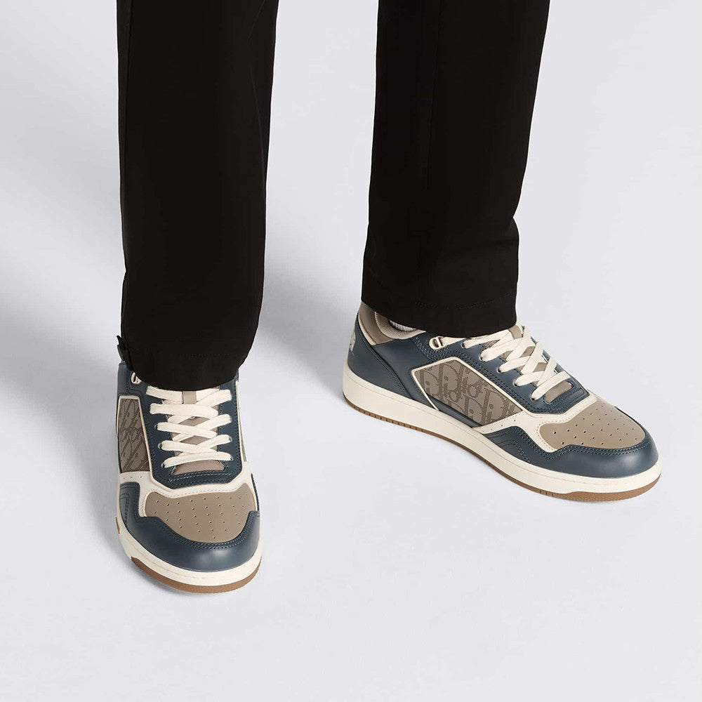 DIOR B27 Uptown Low-Top Sneaker Calfskin Dior Oblique Embossed Suede #376179