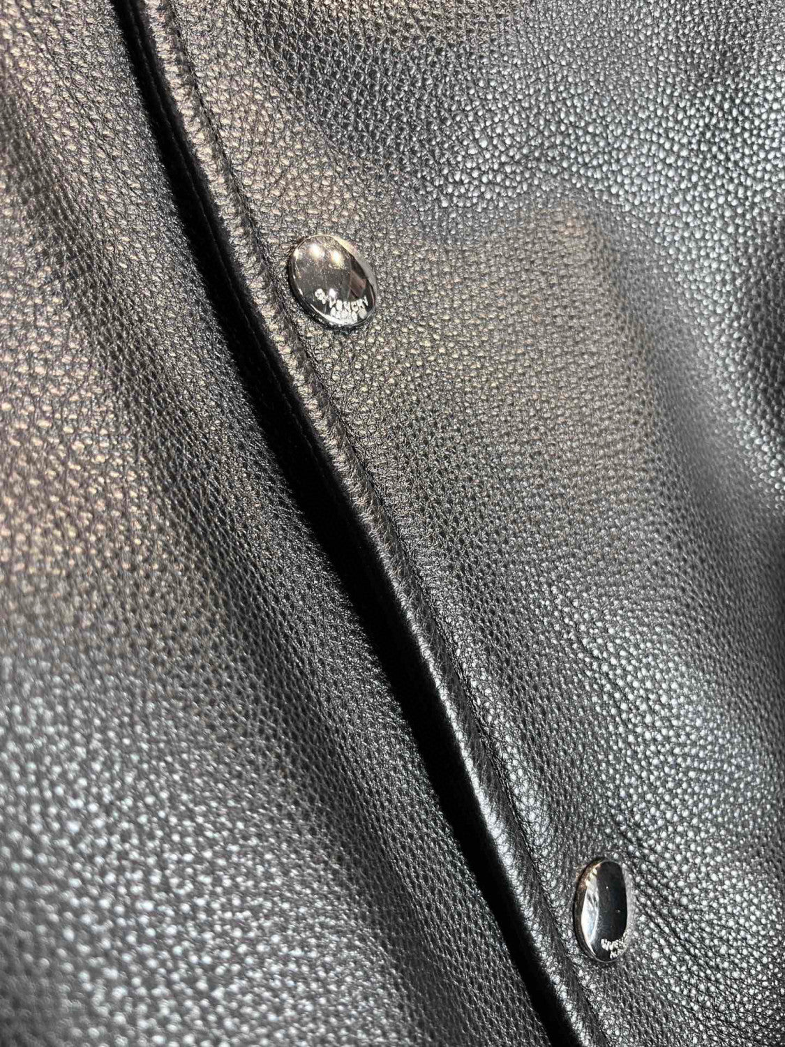 Givenchy Buttoned Leather Jacket #4674