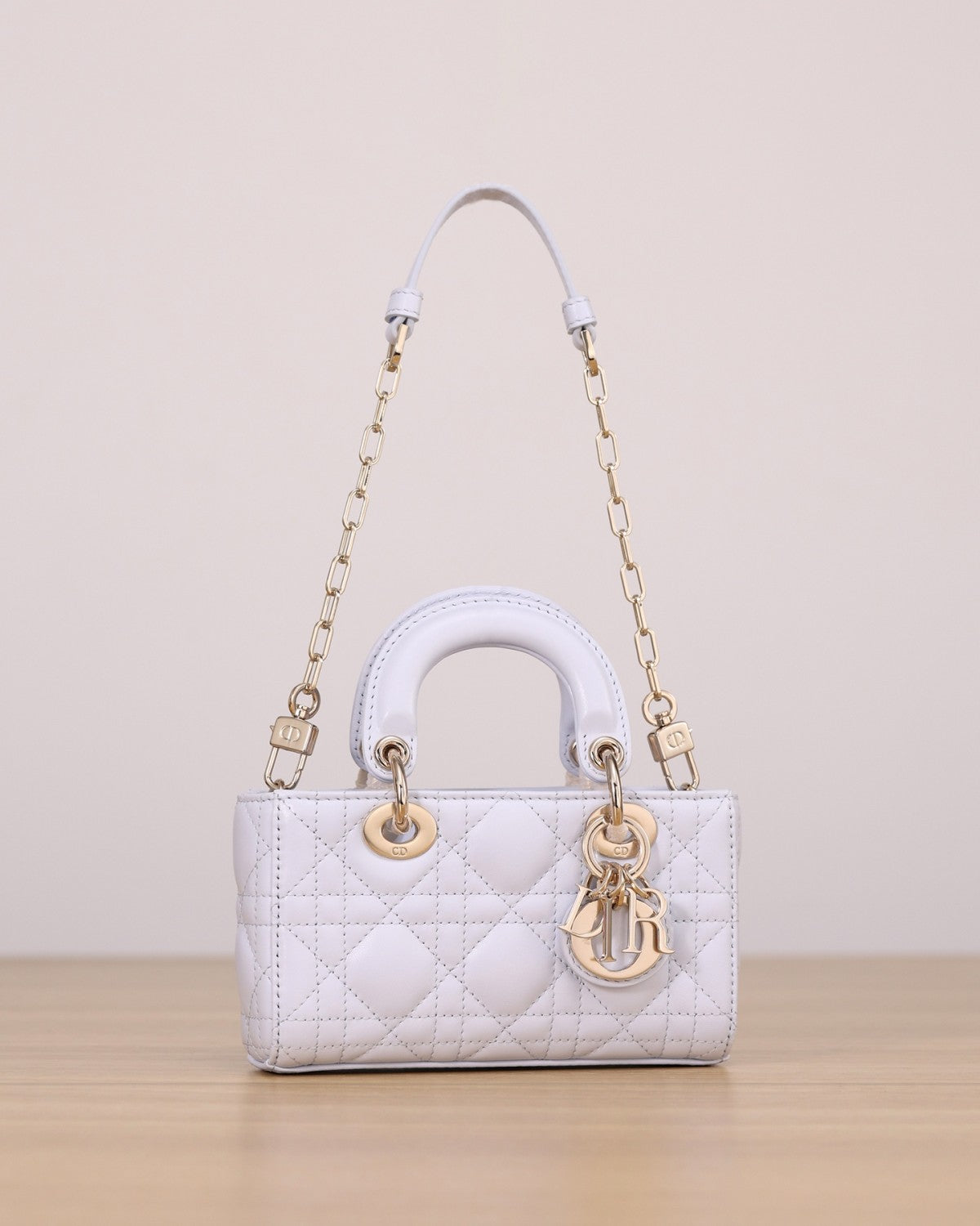 Dior Lady D-Joy Women's Classic Fashion Sheepskin Handbag Gold Buckle Ultra-mini Chain Bag Crossbody Bag Bags S0910ONGE_M848 #78483