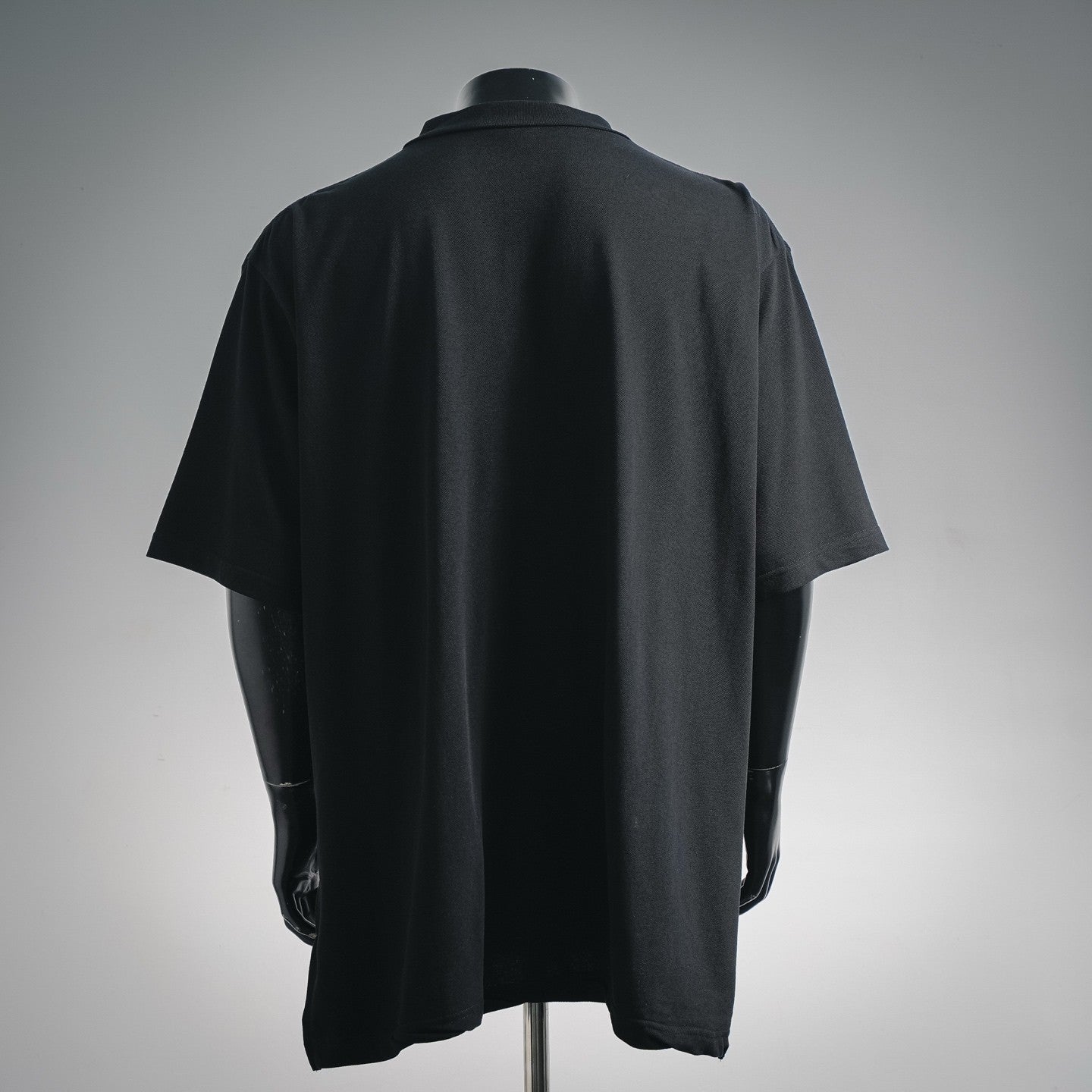 Balenciaga Men's Laurel Classic Regular Polo in Black #377338