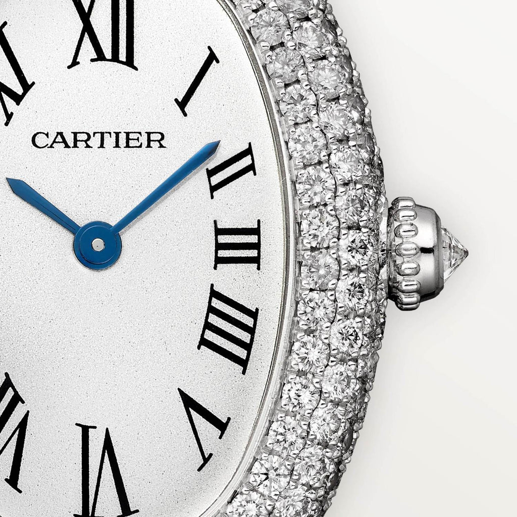 Cartier Baignoire Men's And Women's Fashion Classic Luxury Prestige Diamond Studded Design Quartz Movement 8mm Thickness Water-resistant Quartz Watch Watch Accessories #79269