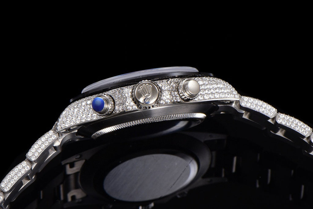 Rolex Cosmograph Stainless Steel and Diamonds Mechanical Watch #97786
