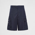 Prada Men's Summer Solid Colour Triangle Logo Nylon Casual Zip Up Shorts Pants #99229