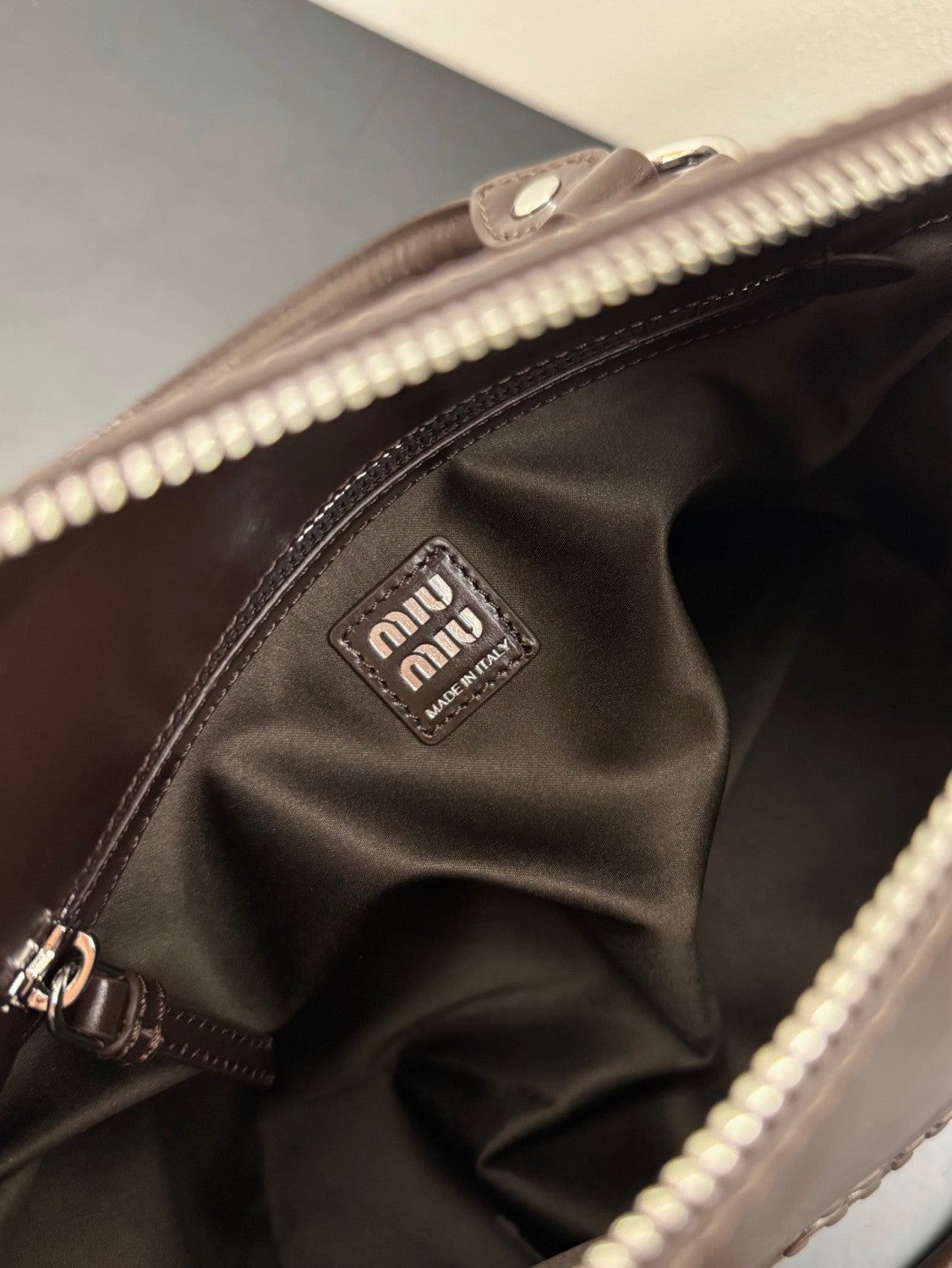 MiuMiu Women's Bow Motorcycle Bag Fashion Trend Handbag Leather Buckle Logo Letter Crossbody Bag Bags #82586A