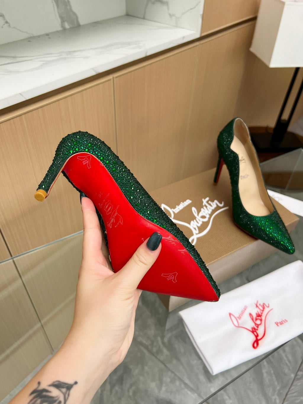 Christian Louboutin Diamond High Heels #333781
