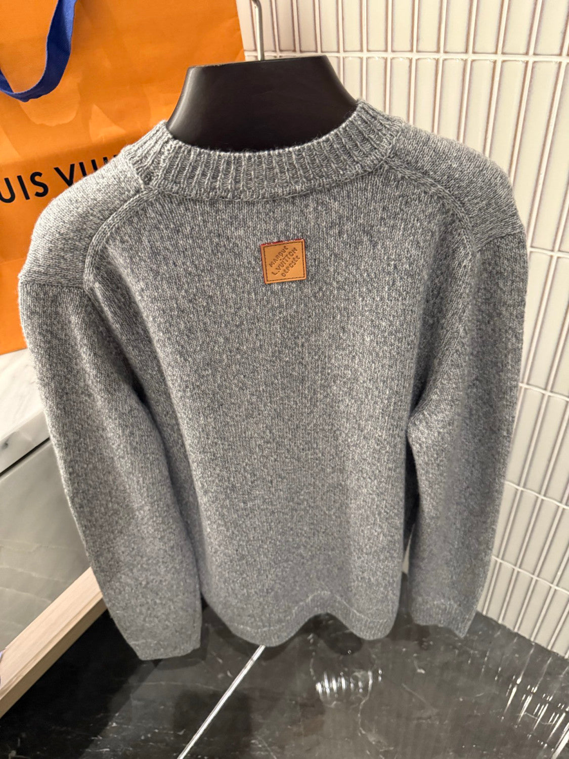 Louis Vuitton Chunky Wool-Cashmere Crewneck #336563