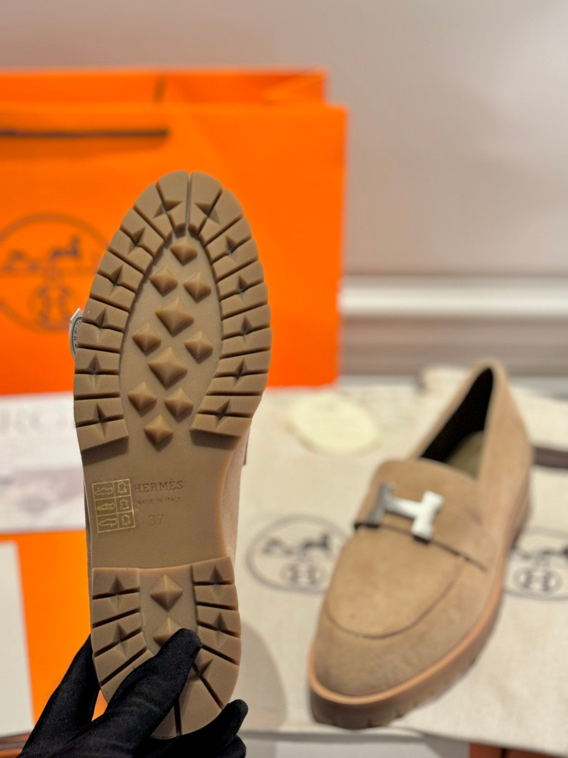 Hermès Faubourg Loafer #375516