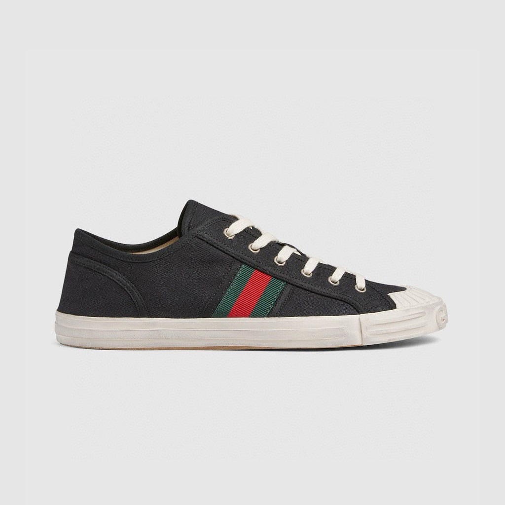 Gucci Men's Round Toe Comfort Webbing Thick Sole Low Top Sneakers Shoes #76413