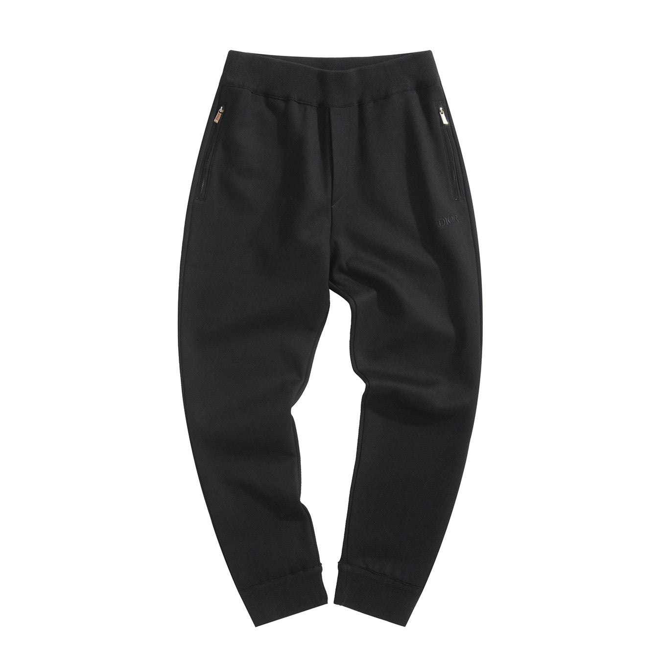 Dior Men's Spring and Autumn Solid Color Hooded Drawstring Cashmere Zipper Jacket Casual Trousers Pants Set Suit #72952
