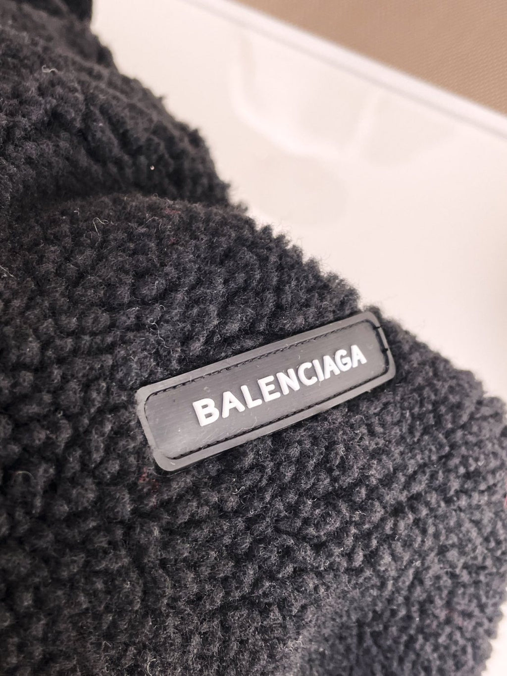 Balenciaga Men's and Women's Fall/Winter Solid Color Hooded Pellet Fleece Zipper Long Sleeve Jacket #74895