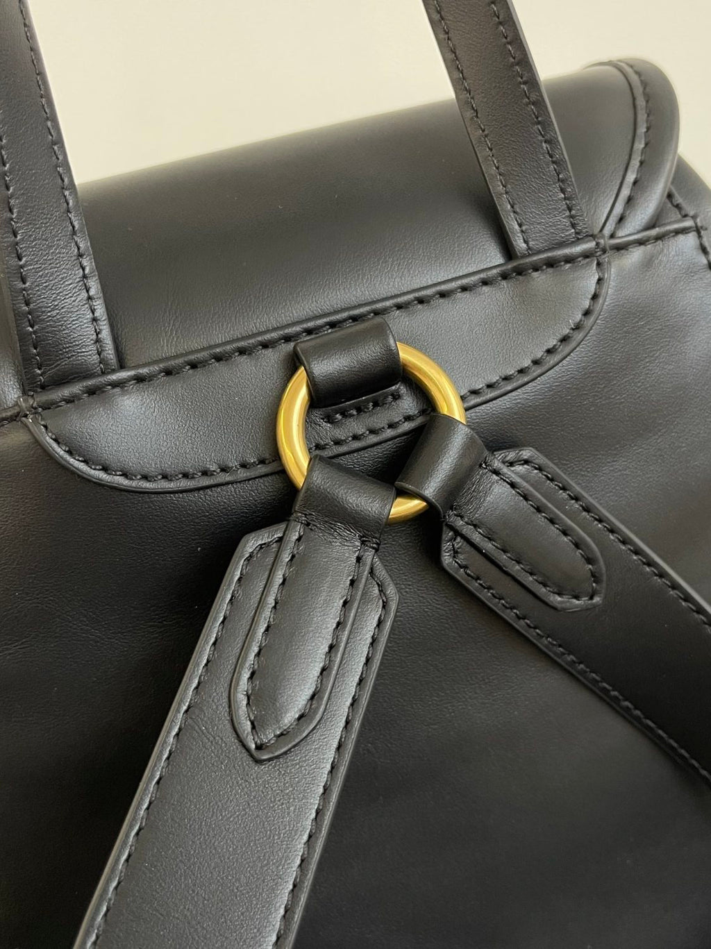 MiuMiu Women's Solid Color Leather Canvas Shoulder Bags Backpacks Bag #75842