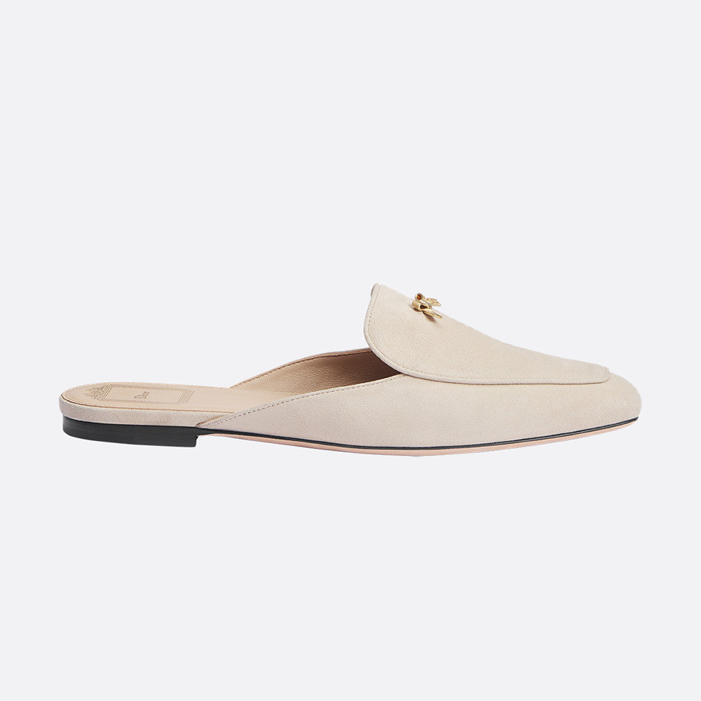DIOR Baby Bow Mule Pistachio Suede Goatskin #377752