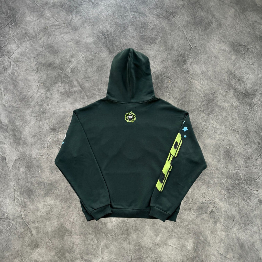 Broken Planet Glow-in-the-Dark Alien Hoodie