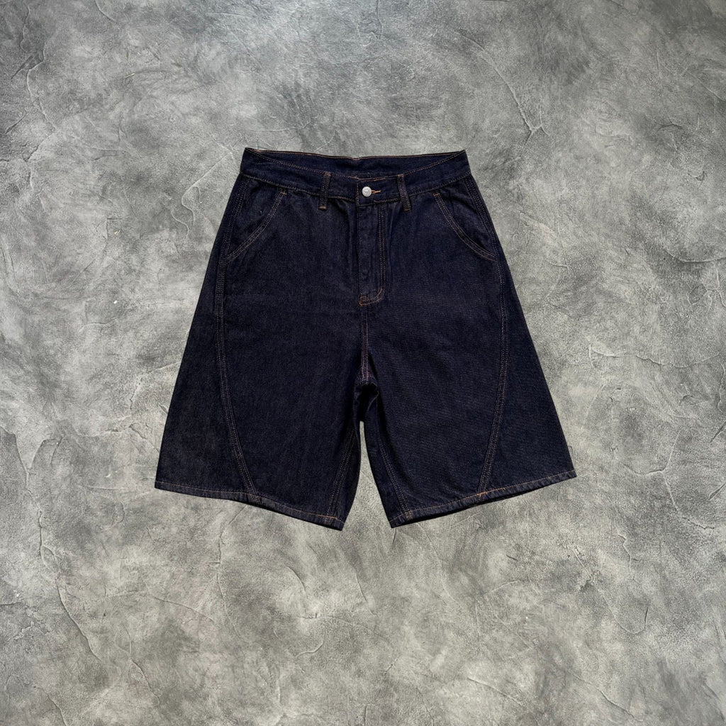 Mertra Denim Shorts Navy Blue