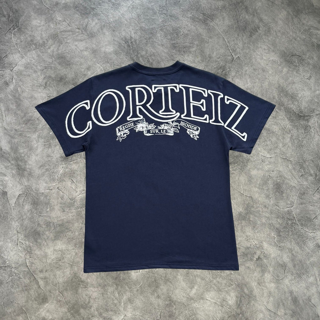 Corteiz Royale Heavyweight T-Shirt Navy Blue