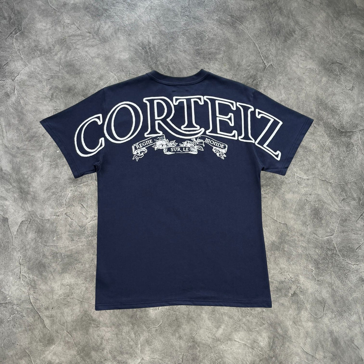 Corteiz Royale Heavyweight T-Shirt Navy Blue