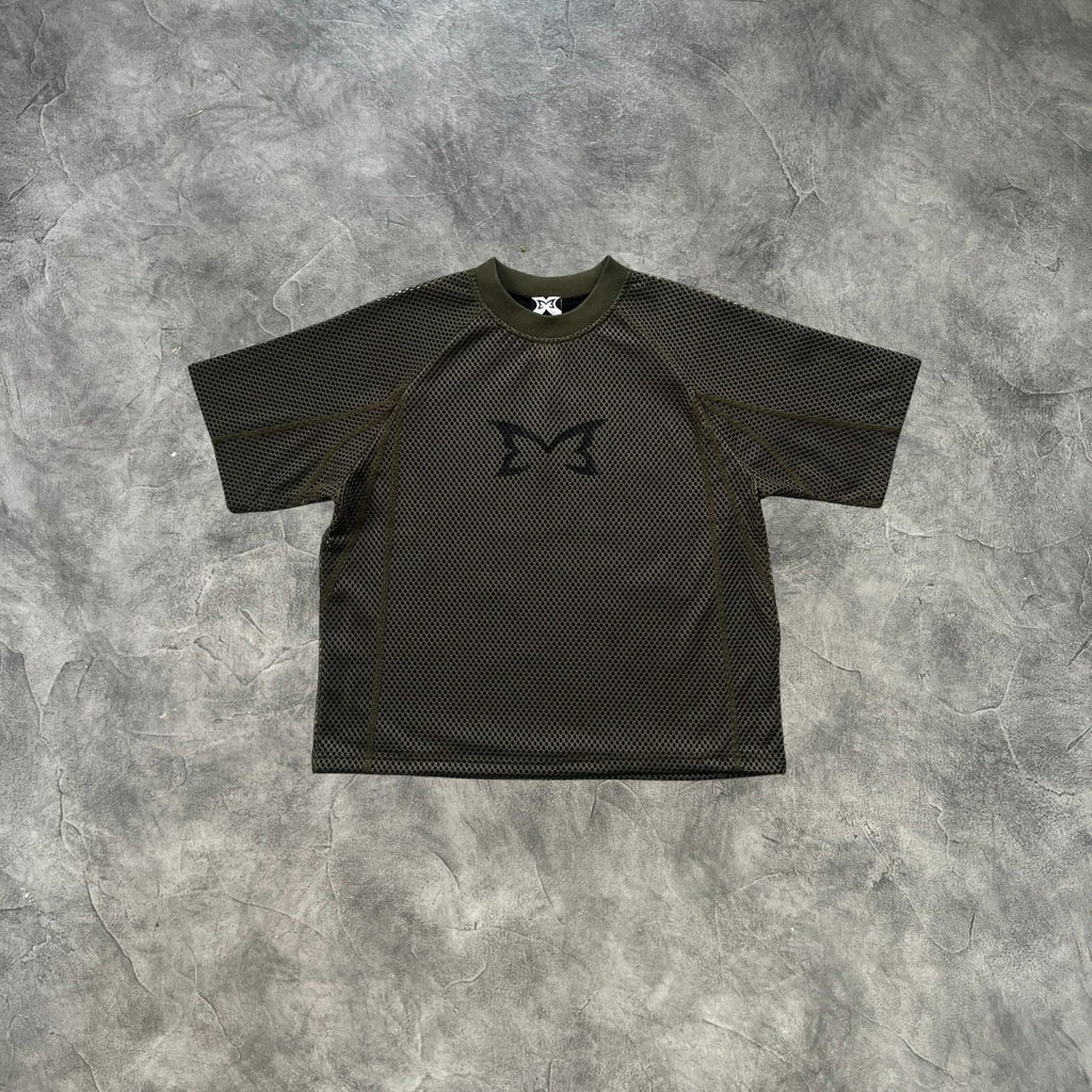 Mertra Mesh Double Layer T-Shirt Green