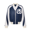 Louis Vuitton Leather Mix Teddy Plush Leather Zip Jacket #96514