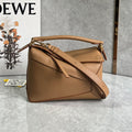 Loewe Women's Fashion Classic Solid-Color Grained Cowhide Small Shoulder Bag Handbag Crossbody Bag Bags #78824