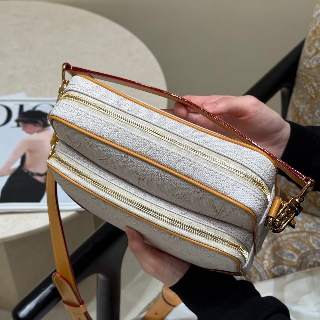 Louis Vuitton Nil Men's and Women's Logo Full Print Detachable Shoulder Strap Coated Canvas Single Shoulder Crossbody Tote Bag Bags #77151