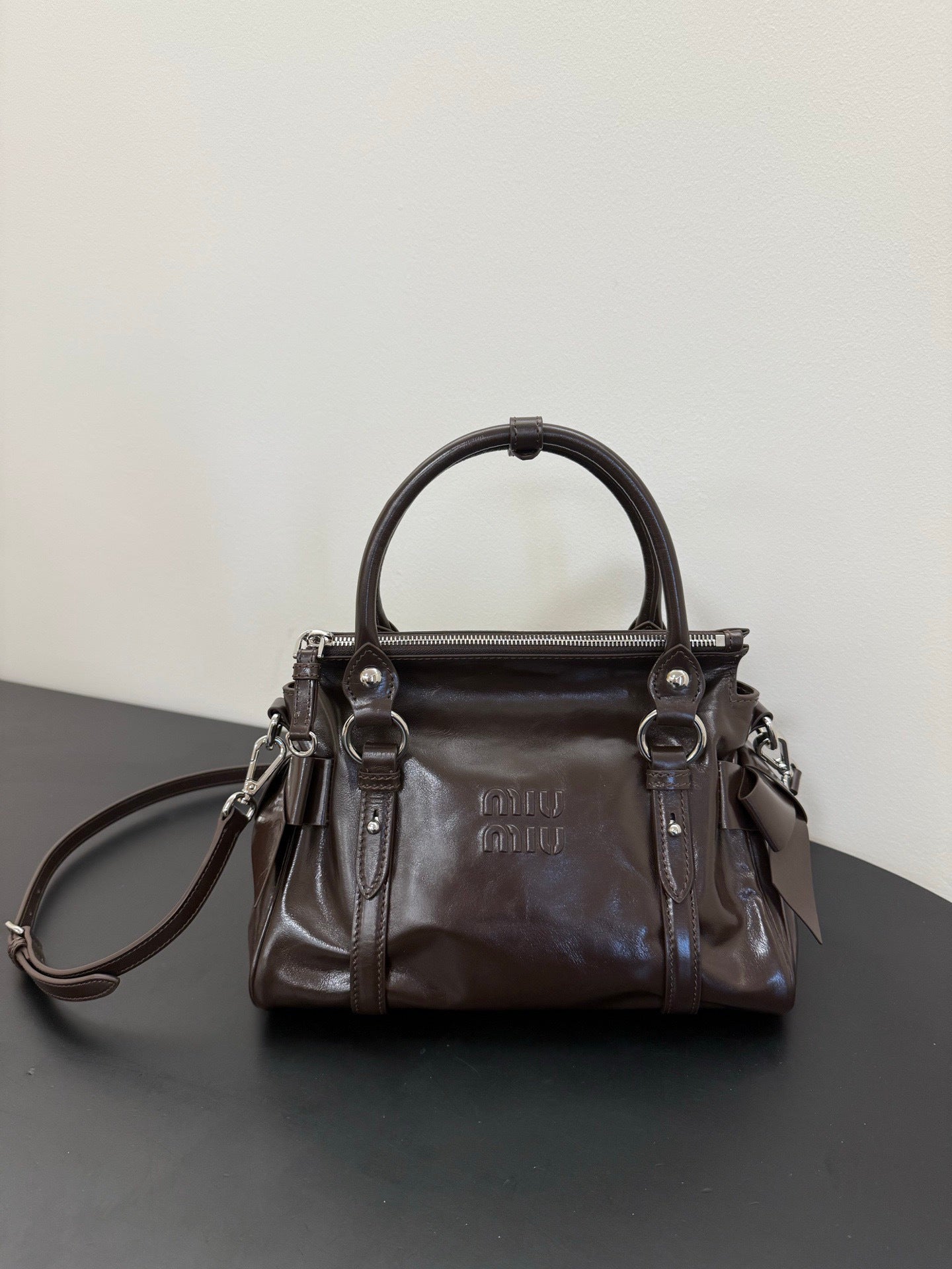 Miumiu Bow Motorcycle Bag #337185