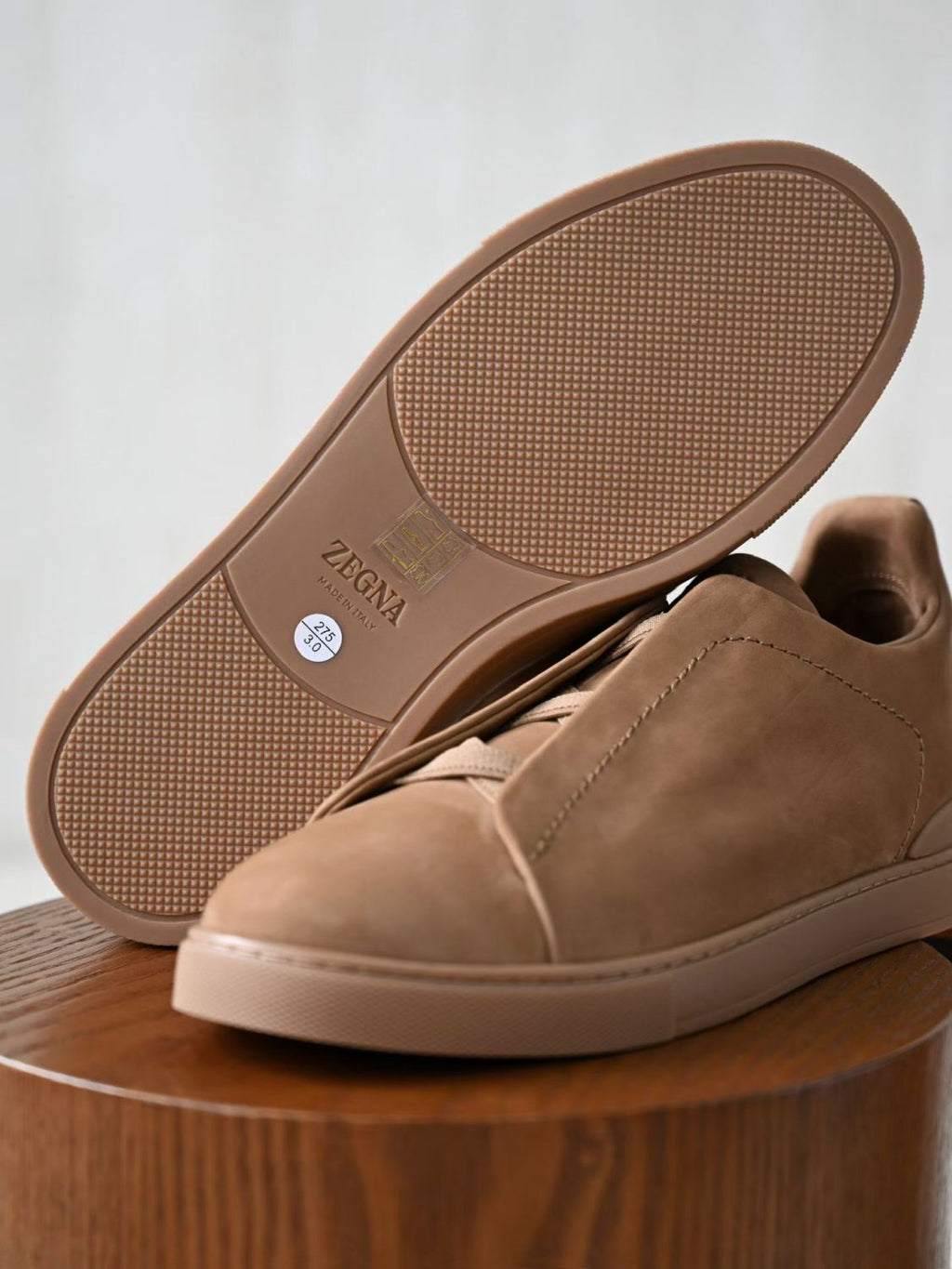 Zegna Triple Stitch SECONDSKIN Sneakers #384728