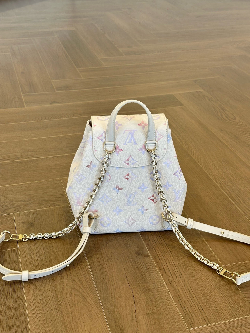 LOUIS VUITTON Backup Monogram Empreinte Leather Handbags M15113 #380055