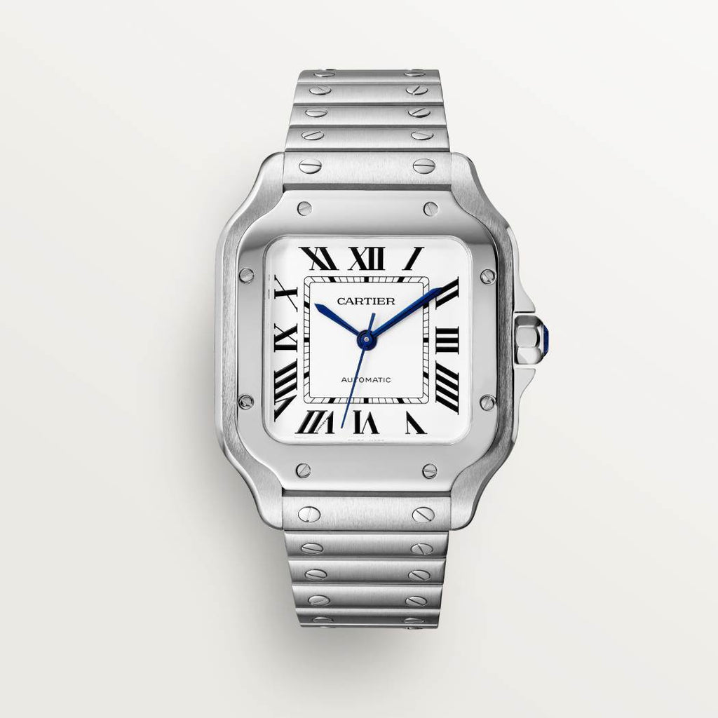 Cartier Santos De Cartier Watch Large Couple'S Watch Fashion Smartink Disassembly System Sapphire Cut Temperament Watch Accessories Thickness 9.08mm #81214