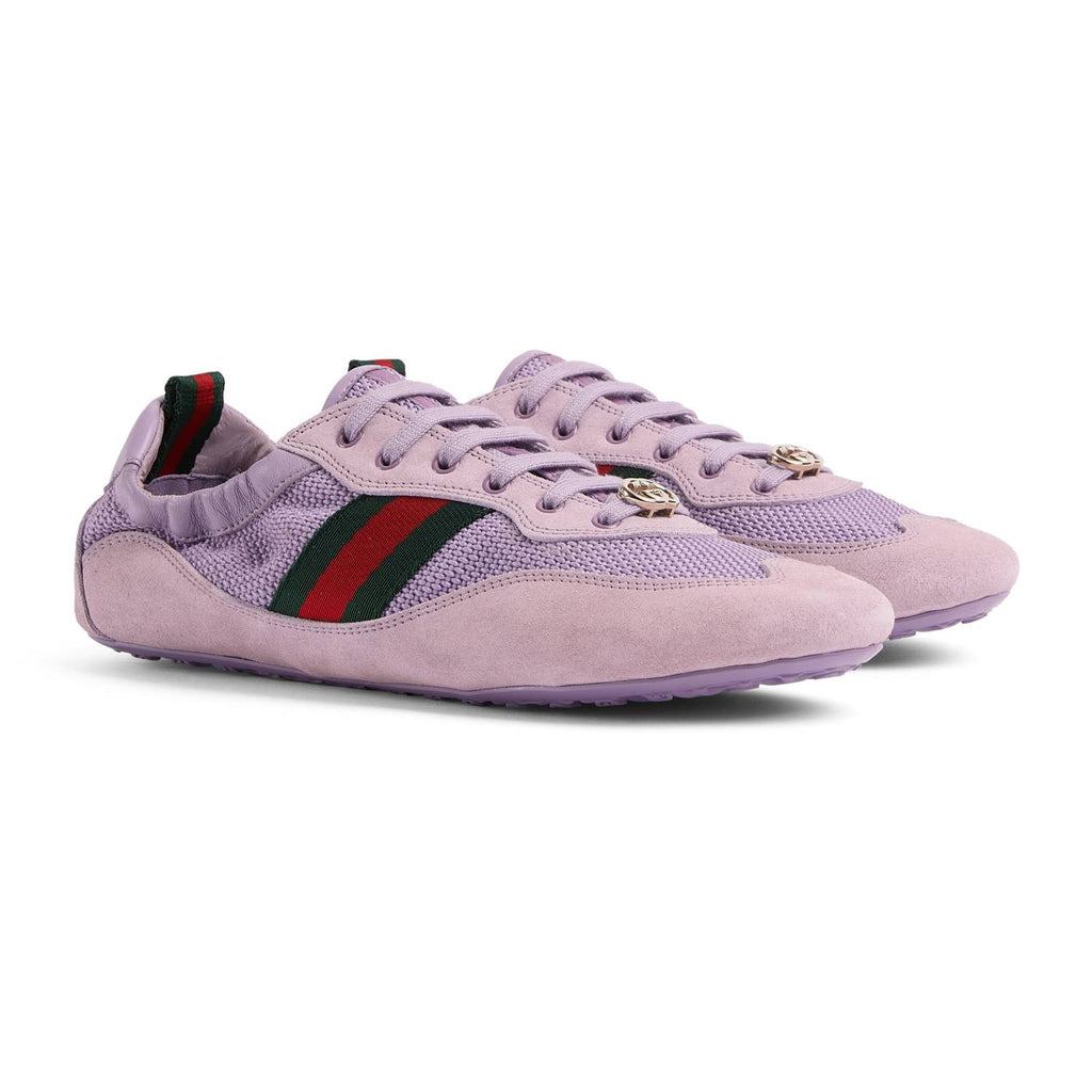 Gucci White GG Canvas Gucci Shift Series Women's Sneakers #333045