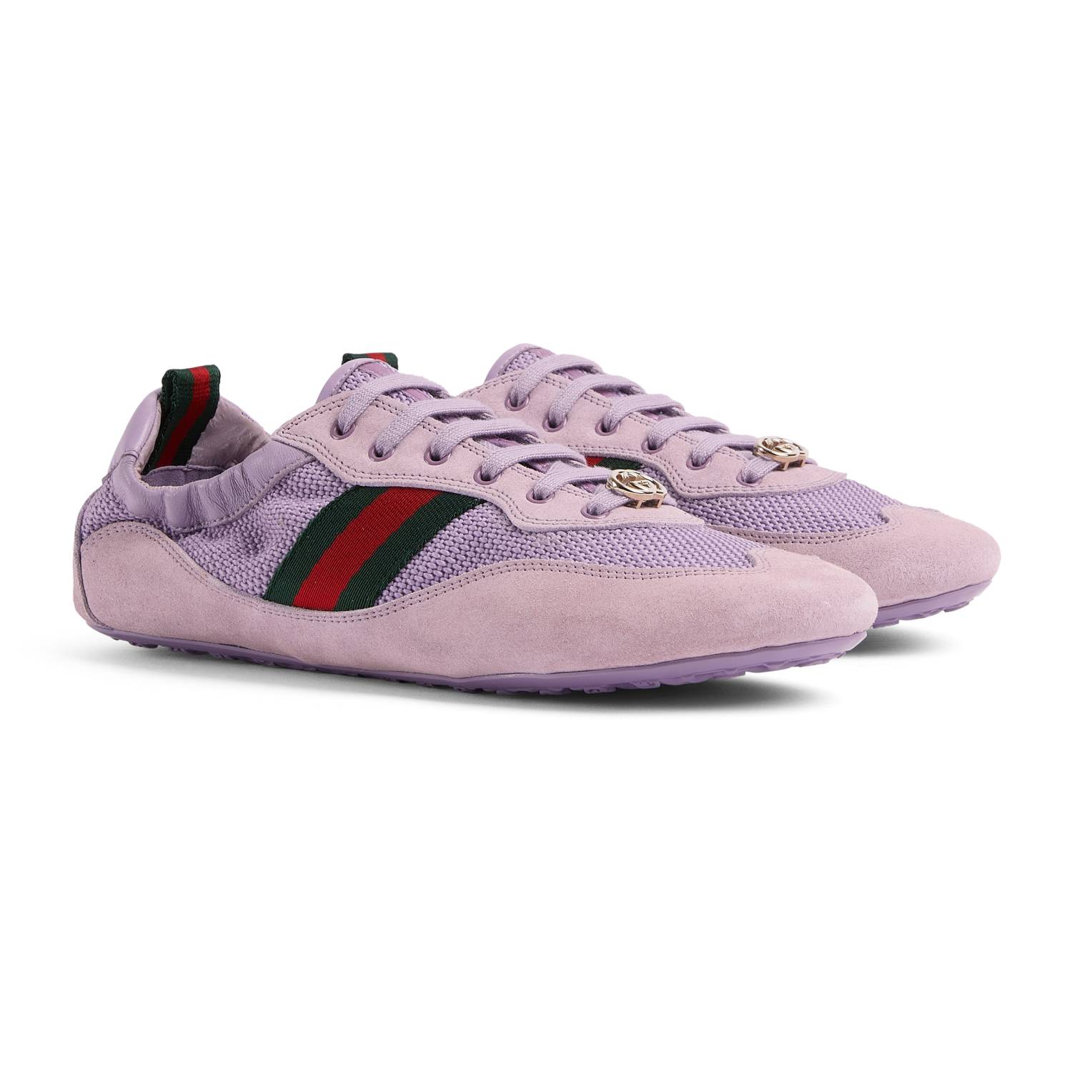 Gucci White GG Canvas Gucci Shift Series Women's Sneakers #333045