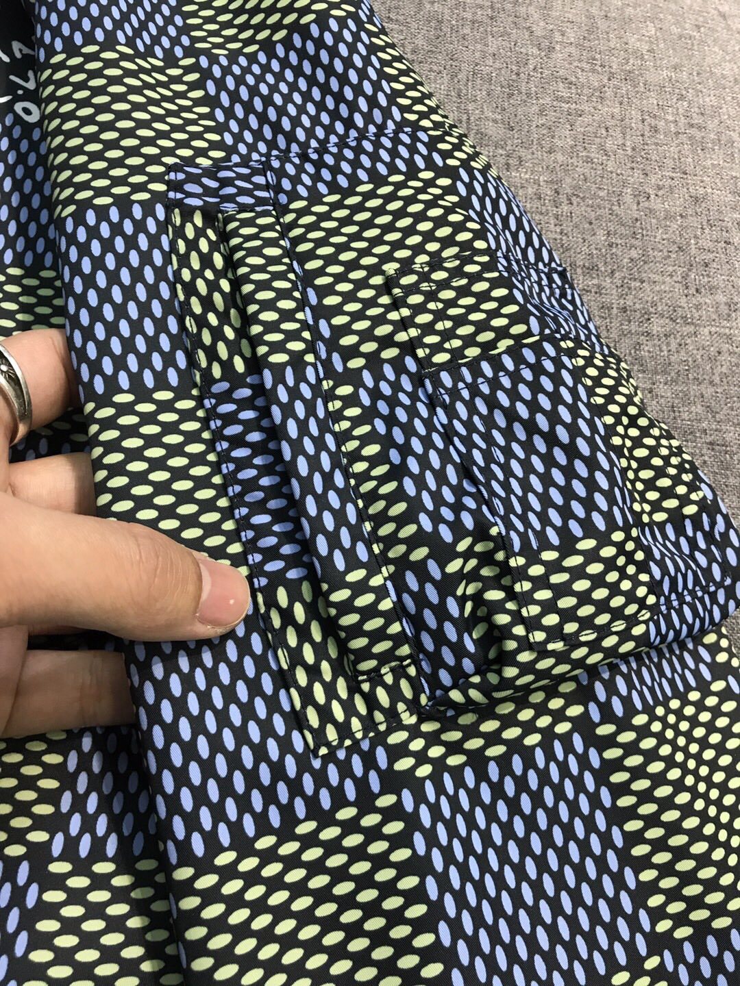 Louis Vuitton Men's Spring and Autumn Plaid Reversible Windproof Hooded Zipper Long Sleeve Jacket #75341