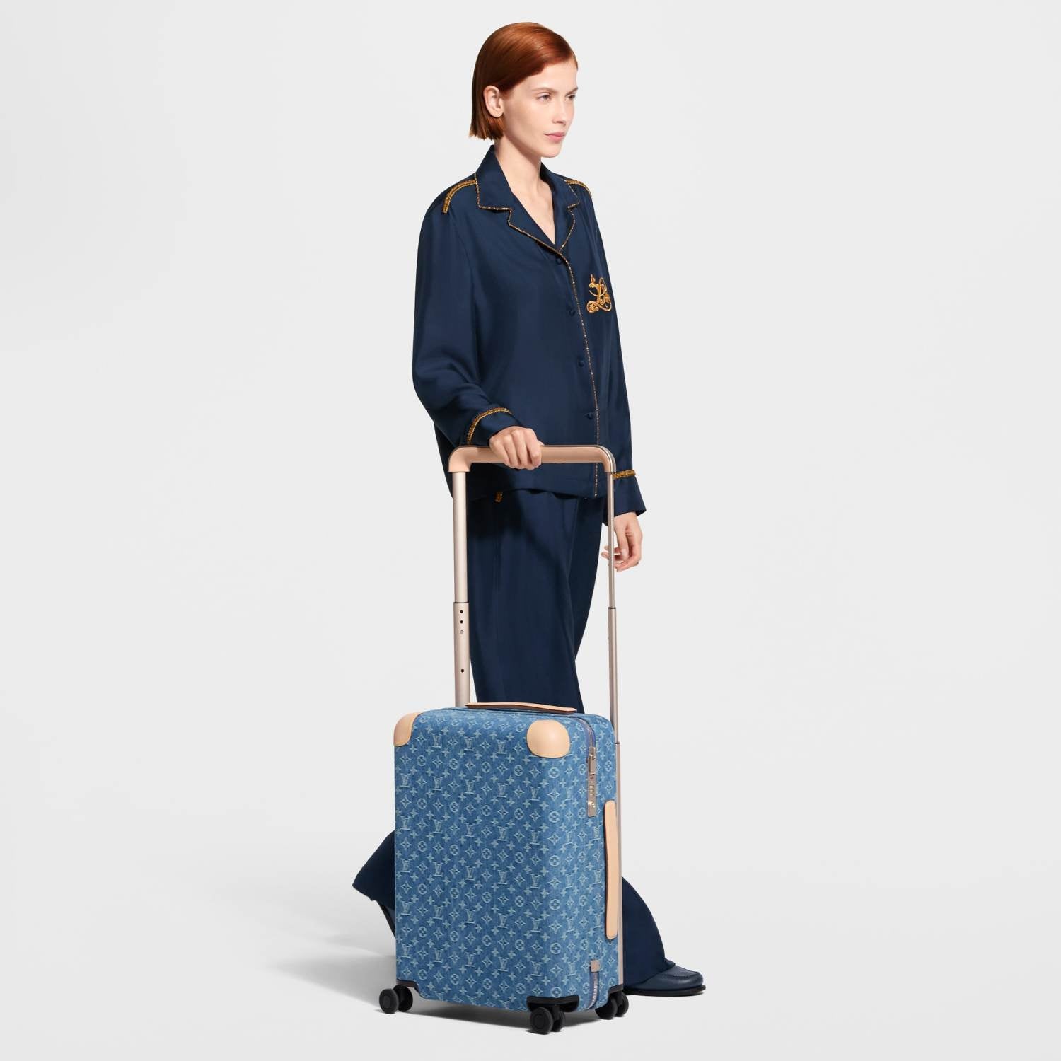 Louis Vuitton Horizon 55 Damier Azur Canvas Travel Bags and Rolling Luggage Fashion Luggage Box Bag Bags N40910 #84359A