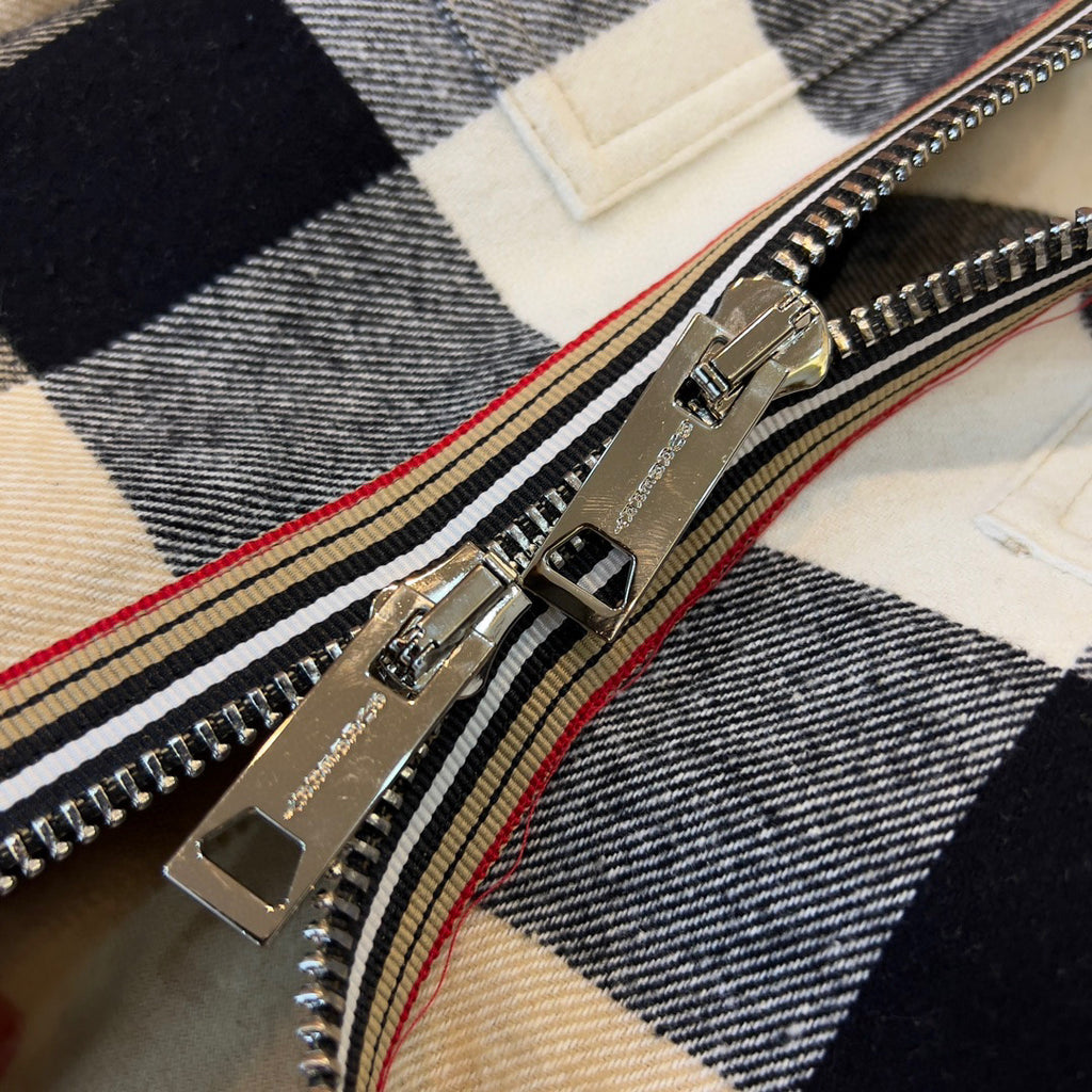 Burberry Men's Check Zip Jacket #96224