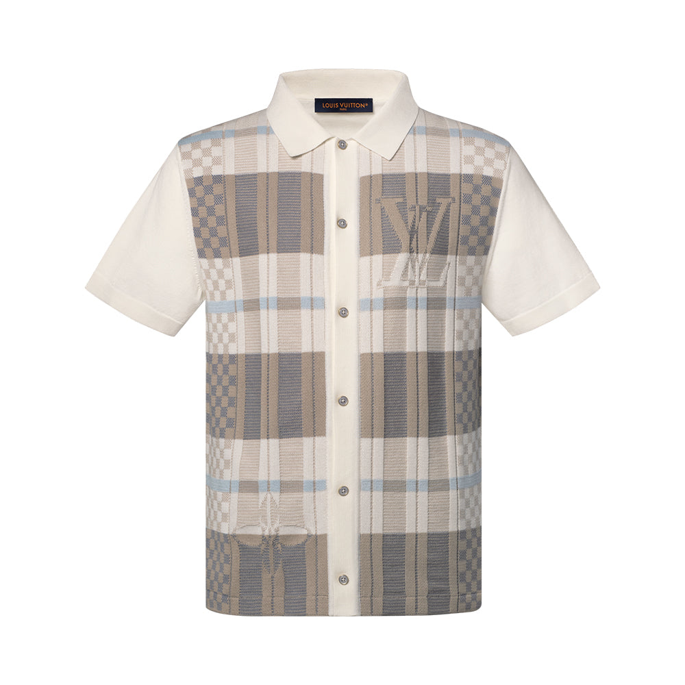 LOUIS VUITTON Graphic Jacquard Short-Sleeved Shirt #377411