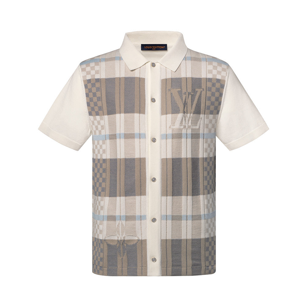 LOUIS VUITTON Graphic Jacquard Short-Sleeved Shirt #377411
