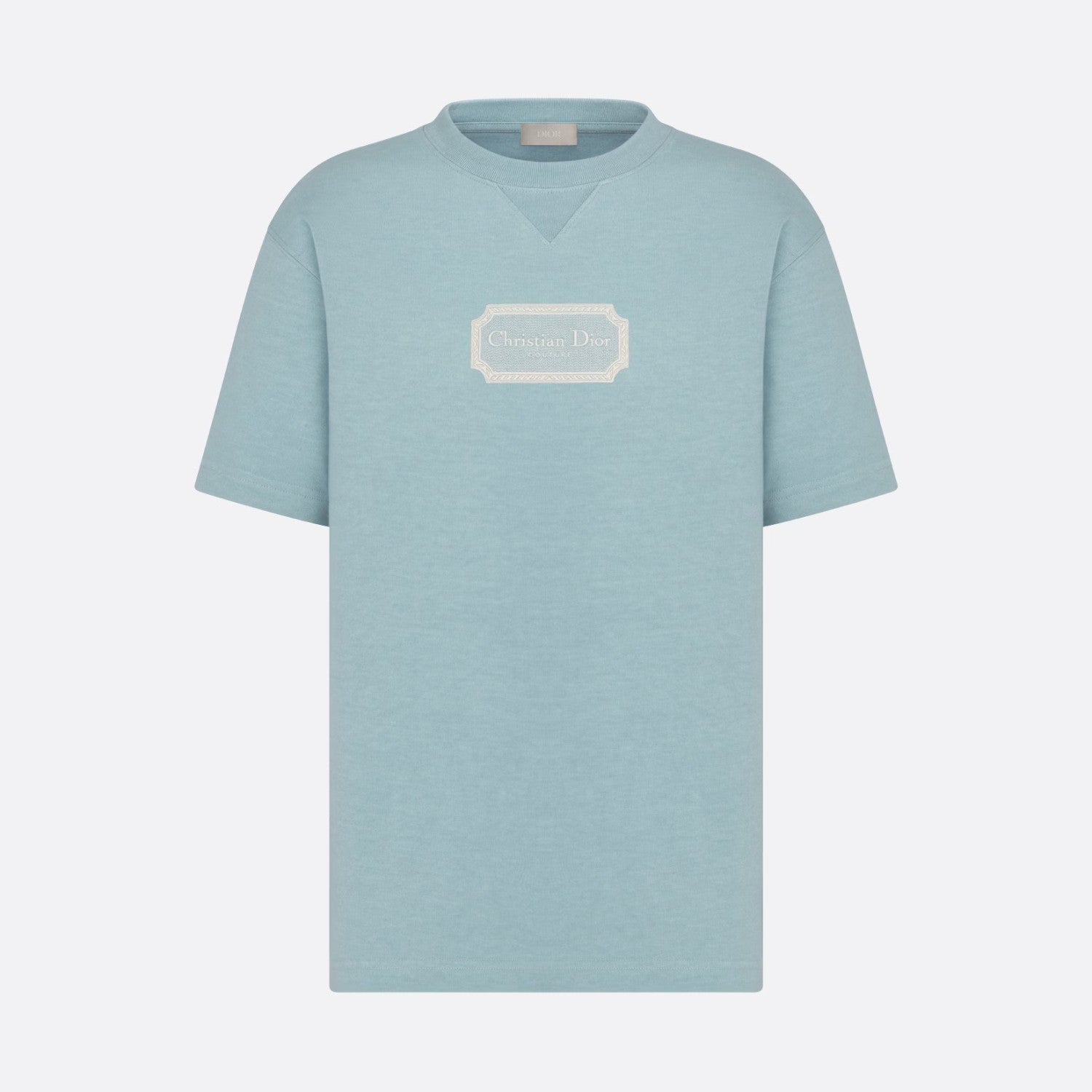 Dior Men's Summer Embroidered Logo Solid Colour Round Neck Cotton Short Sleeve T-Shirt #97793