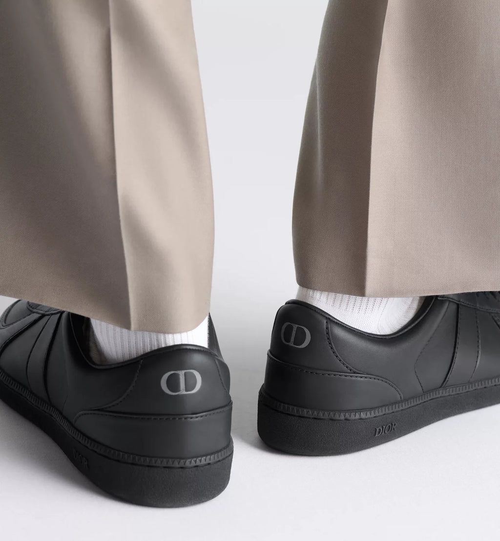 DIOR B01 Matchpoint Sneaker Black and White Smooth Calfskin with Gray Suede Calfskin #386986