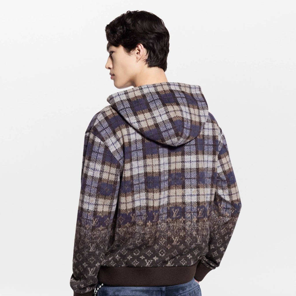 Louis Vuitton Monogram Faded Plaid Hoodie #337090